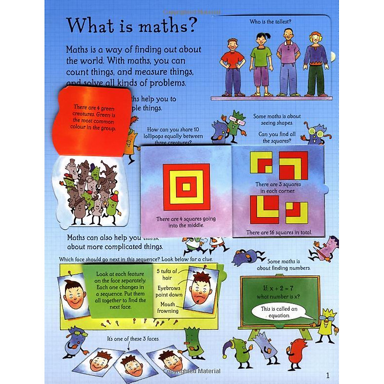 Tương Tác Tiếng Anh - Usborne See Inside Maths - Ảnh 4