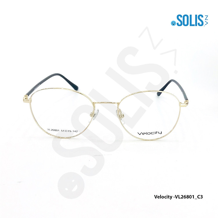Gọng kính KL Velocity VL26801 - KÍNH KIM LOẠI HIỆU VELOCITY VL26801 KÍCH THƯỚC 51-19-142