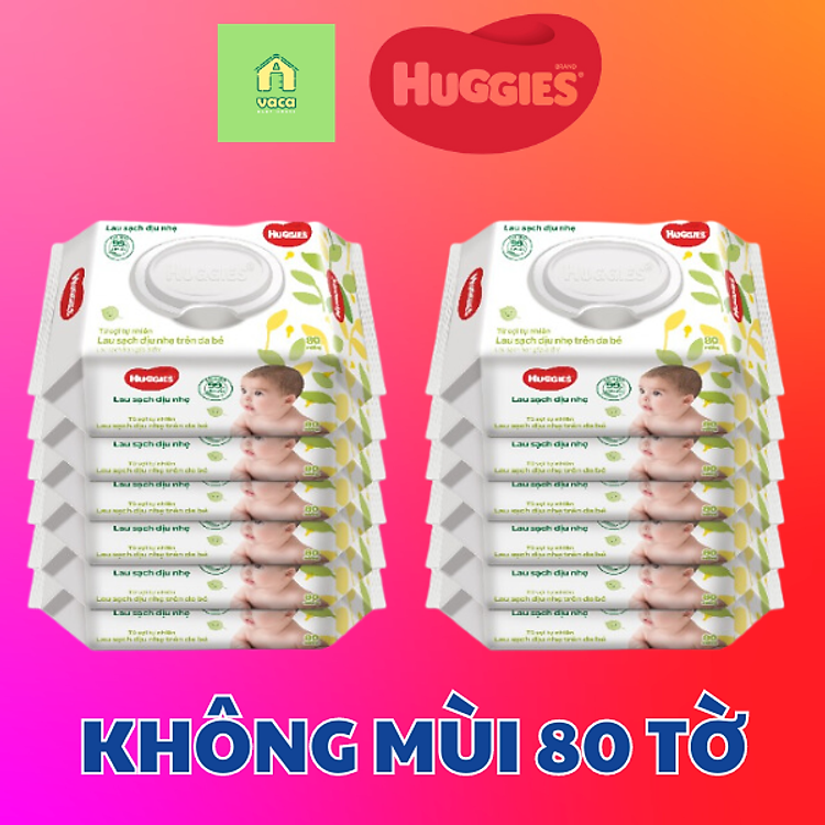 Mua Combo 12 gói khăn ướt Huggies Đảm bảo Ưu đãi