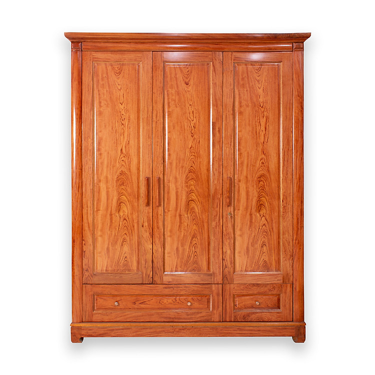Tủ Áo 3 Cánh Gỗ Hương Đá Cao Cấp