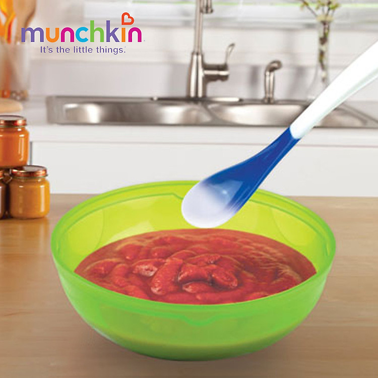 Bộ 4 thìa ăn dặm Munchkin Mỹ Chính hãng Ưu đãi - Hình ảnh 2