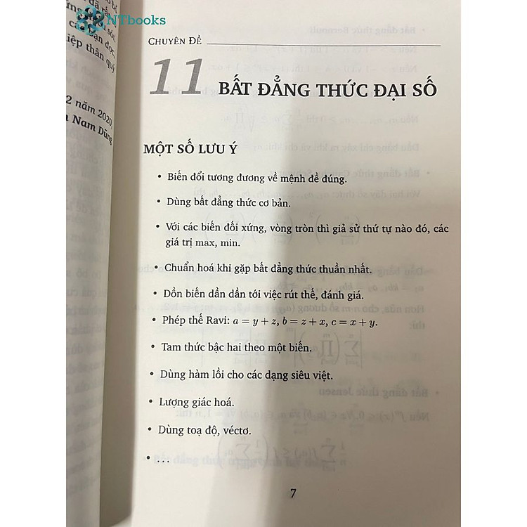 Tuyển Chọn Các Chuyên Đề Toán Phổ Thông (Tập 1 + Tập 2 + Tập 3) - Ảnh 7