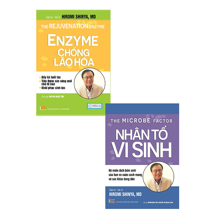 Combo Nhân Tố Vi Sinh + Enzyme Chống Lão Hoá (Bộ 2 Cuốn)