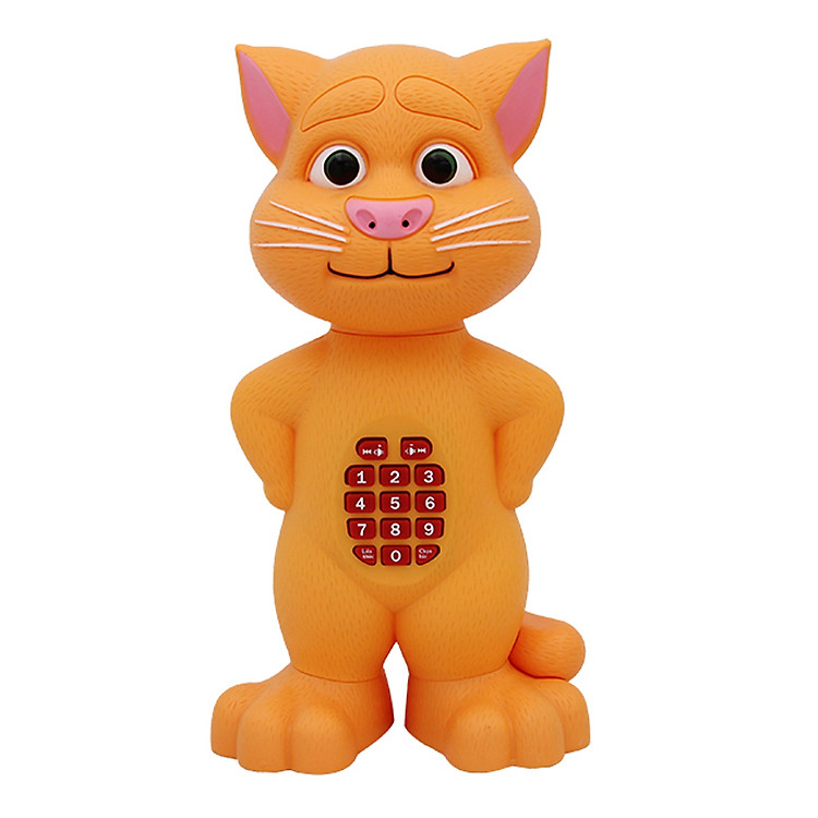 Đồ Chơi Mèo Cảm Ứng Có Nút Bấm Long Thủy Biết Kể Chuyện Và Nhại Giọng Nói LT07 (Ngẫu Nhiên)