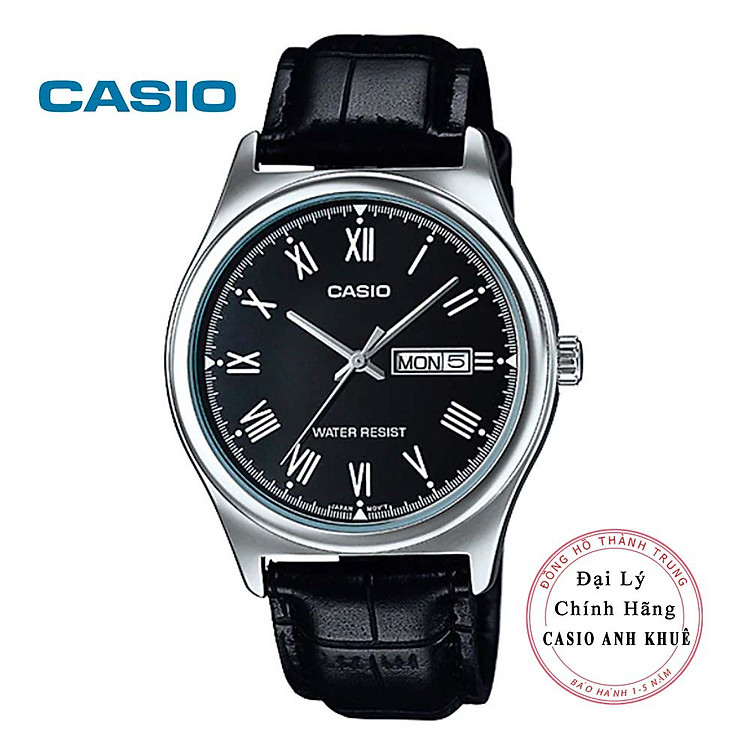 Đồng Hồ Nam Casio MTP-V006L-1BUDF Dây Da Đen