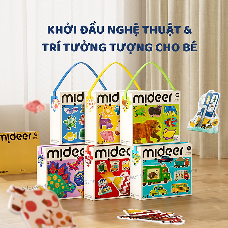 Đồ Chơi Ghép Hình Mideer Cho Bé Chính hãng Ưu đãi - Hình ảnh 4