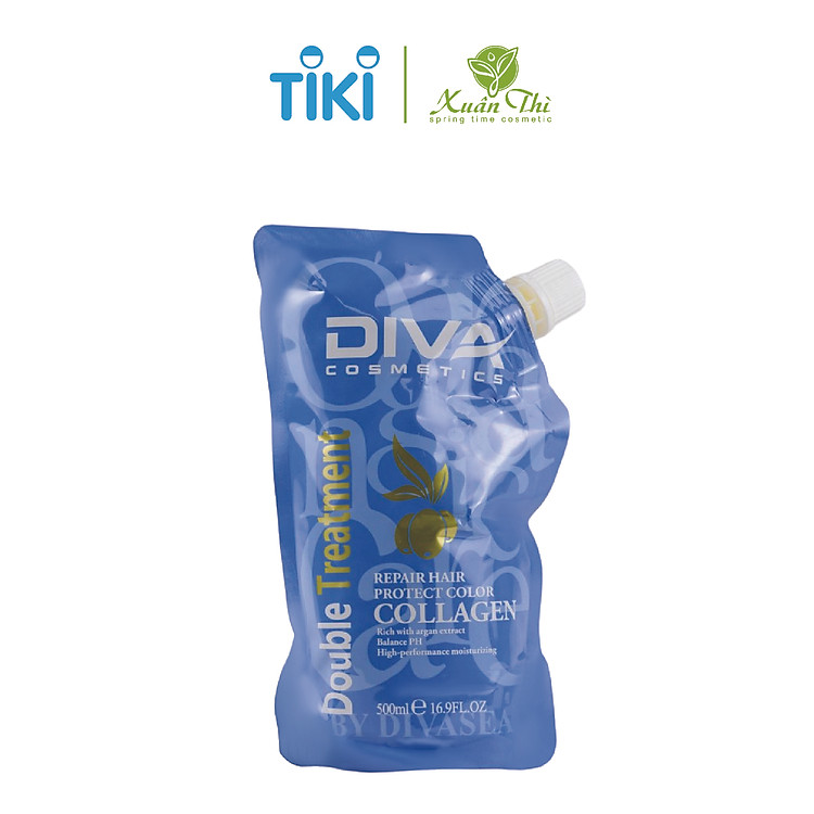 Dầu hấp giữ màu tóc DIVA Collagen Protect Color 500ml
