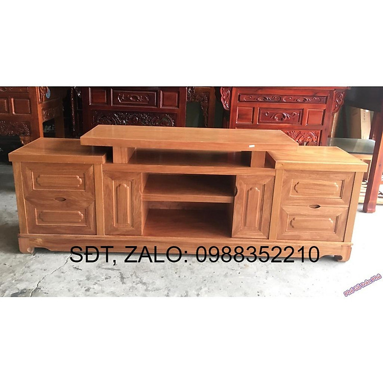 Kệ tivi gỗ Đinh Hương 1m6-1m8-2m