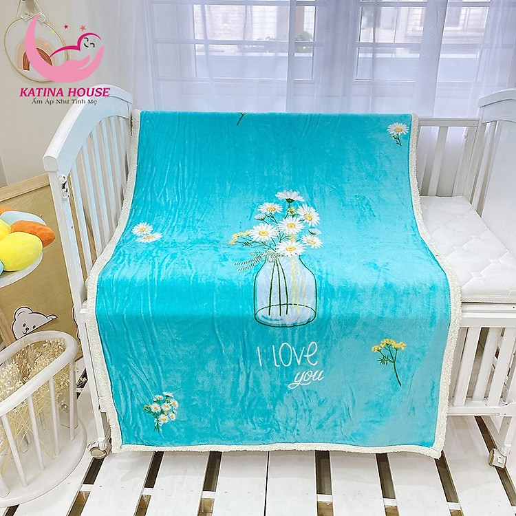 Chăn cho bé 1mx1m4, chăn mền lông dày dặn đắp ấm, cực mềm mịn sướng tay, họa tiết rất đáng yêu