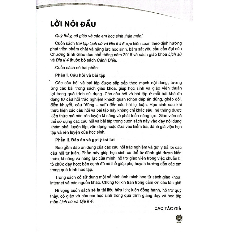 Bài Tập Lịch Sử Và Địa Lí 4 (Cánh Diều) - Ảnh 3