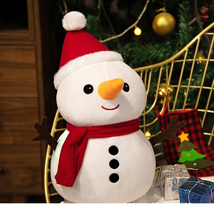 Gấu bông người tuyết Giáng sinh 35cm Chính hãng Giá tốt - Hình ảnh 4