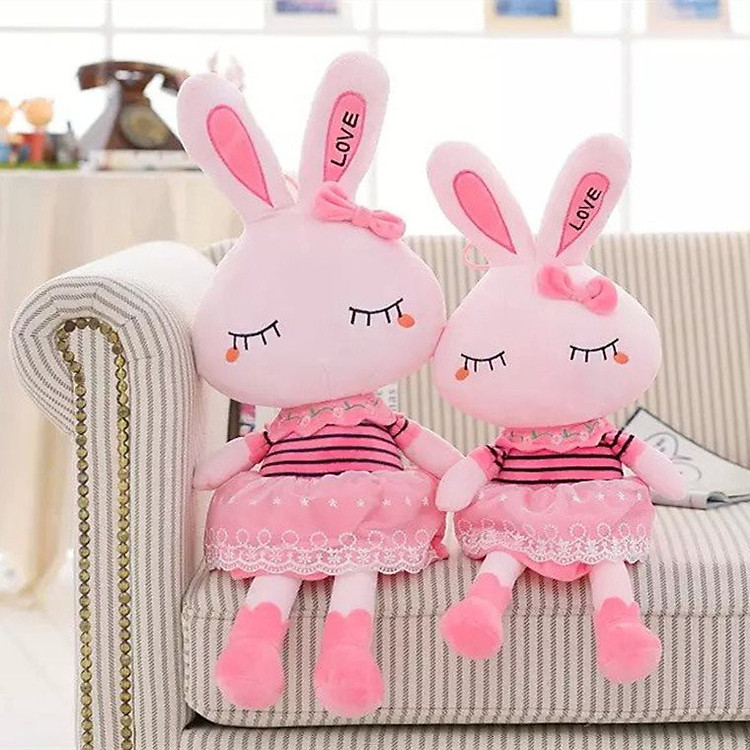 Gấu Bông Thỏ Hồng Tai Dài 45cm Chính hãng Giá rẻ - Hình ảnh 4