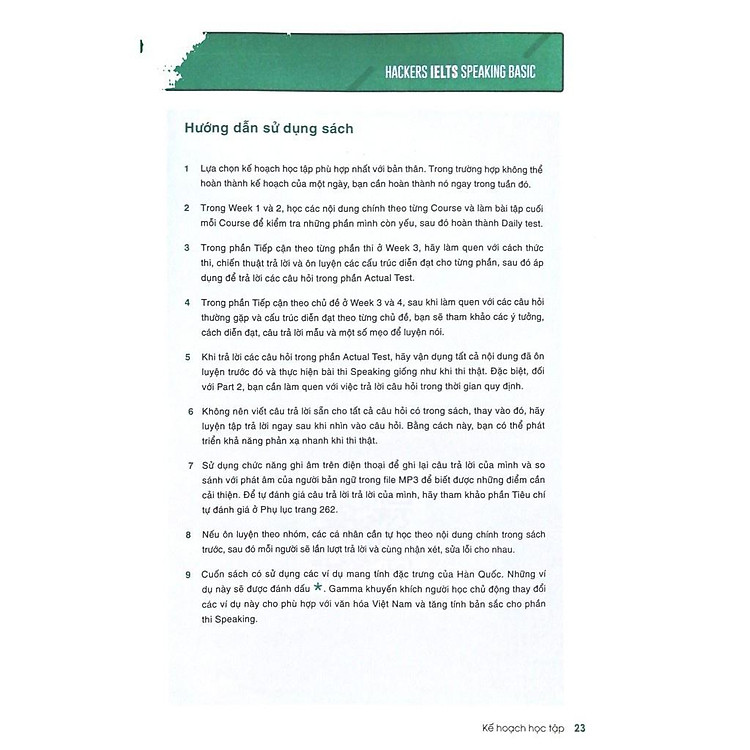 Hacker IELTS Basic - Speaking - Ảnh 6