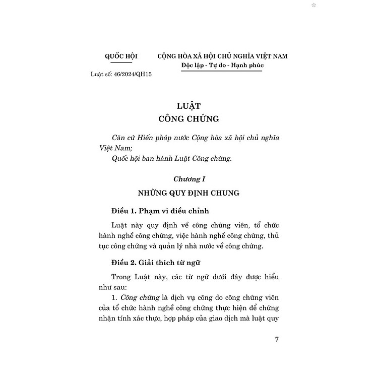 Luật công chứng năm 2024 - bản in 2025 - Ảnh 7