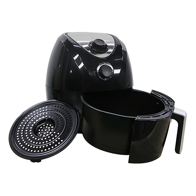 Đen Nồi Chiên Chân Không Hasu AF46BK (4.6L) - Đen - Hàng chính hãng