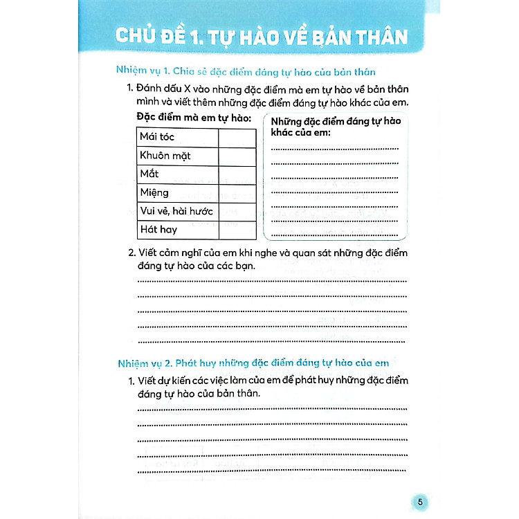Vở Bài Tập Hoạt Động Trải Nghiệm 4 - Bản 2 (Chân Trời) (2023) - Ảnh 4