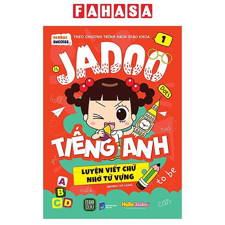 Sách - Sách Global Success - Jadoo Tiếng Anh - Luyện Viết Chữ Nhớ Từ Vựng - Tập 1-5 (Bộ/Lẻ 5 Cuốn)