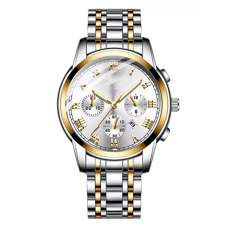 Đồng Hồ Nam Dây Thép Không Gỉ Cao Cấp F606