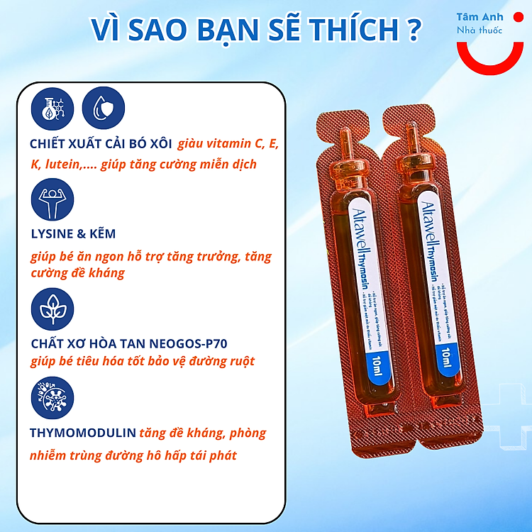 Nơi mua Altawell Thymosin hỗ trợ bé ăn ngon Tin cậy Tiết kiệm - Hình ảnh 2