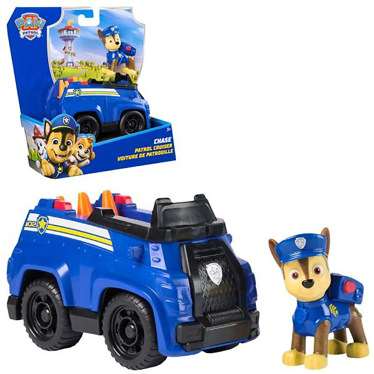 Đồ Chơi Xe Cứu Hộ Paw Patrol - Chase Chính hãng Tiết kiệm - Hình ảnh 2