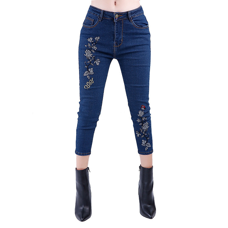 Quần Jean 9 Tấc Xanh Đen JZ09XDe