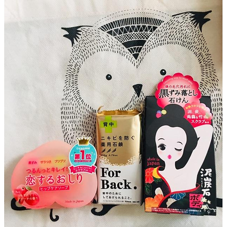 Bộ 3 Xà phòng giảm thâm nách, thâm mông, mụn lưng - NỘI ĐỊA NHẬT BẢN