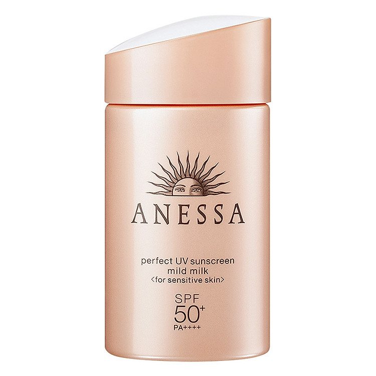 Kem Chống Nắng Anessa Perfect UV Sunscreen Mild Milk For Sensitive Skin Spf 50+ Pa++++ (60ml)
