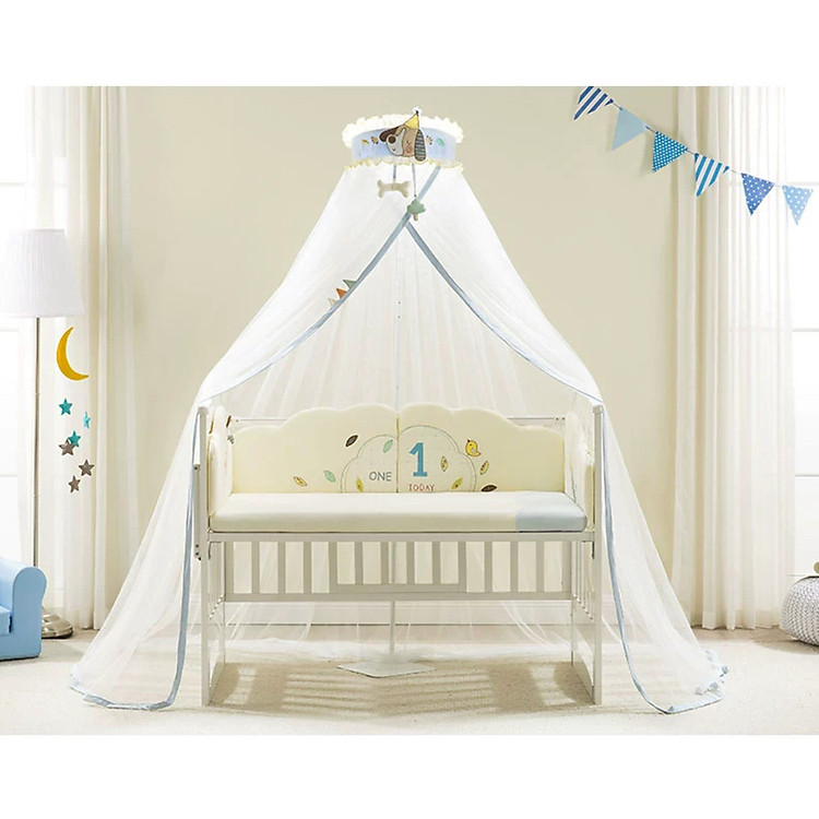 Màn Nằm Cũi Cho Bé - Bao Phủ Toàn Cũi, Điều Chỉnh Độ Cao, Dễ Dàng Di Chuyển