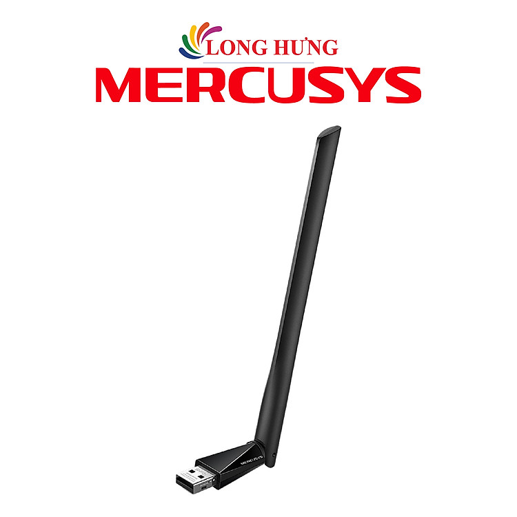 USB Wifi Mercusys AC650 High Gain Dual Band MU6H - Hàng chính hãng