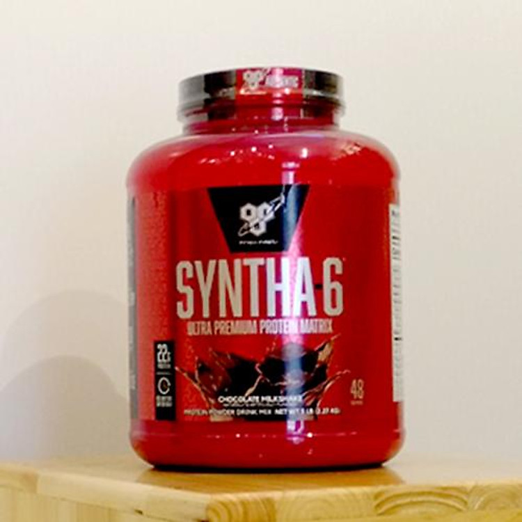 BSN SYNTHA 6 CHOCOLATE MILKSHAKE 5LBS ( 2.27 KG) - Sữa Tăng cơ, hỗ trợ giảm mỡ Hàng đầu - Hàng chính hãng