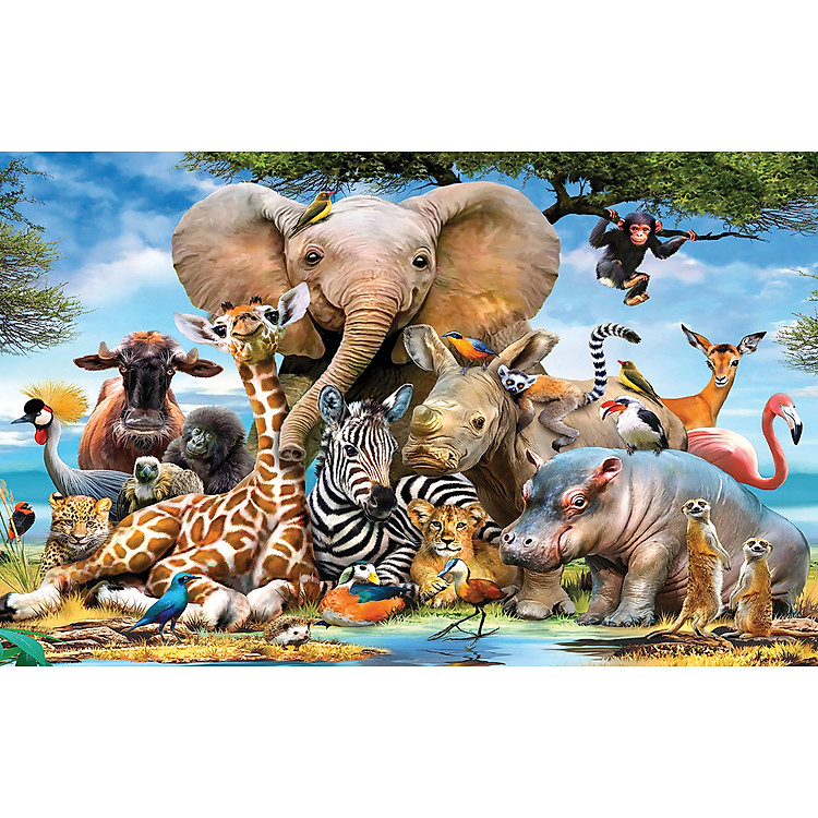 Mua Bộ Tranh Xếp Hình Wildlife 1000 Mảnh Chính hãng Tiết kiệm - Hình ảnh 2