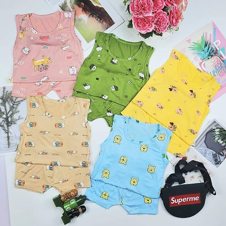 Set Đồ Bộ 3 Lỗ Thun Lạnh