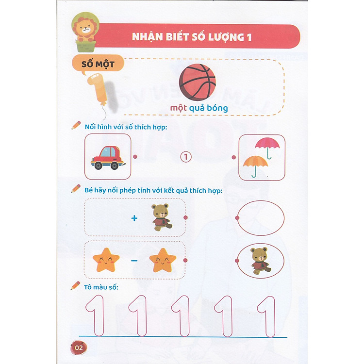 Chuẩn Bị Vào Lớp 1 - Vở Làm Quen Với Toán (Dành Cho Mẫu Giáo) - Ảnh 2