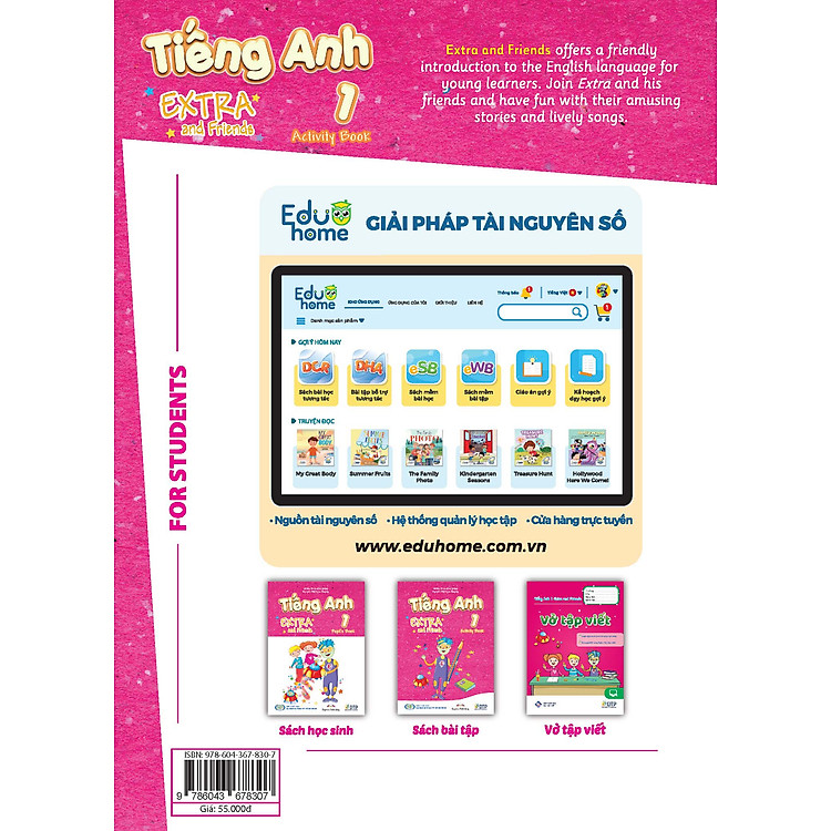 Tiếng Anh 1 Extra and Friends - Activity book - Ảnh 2