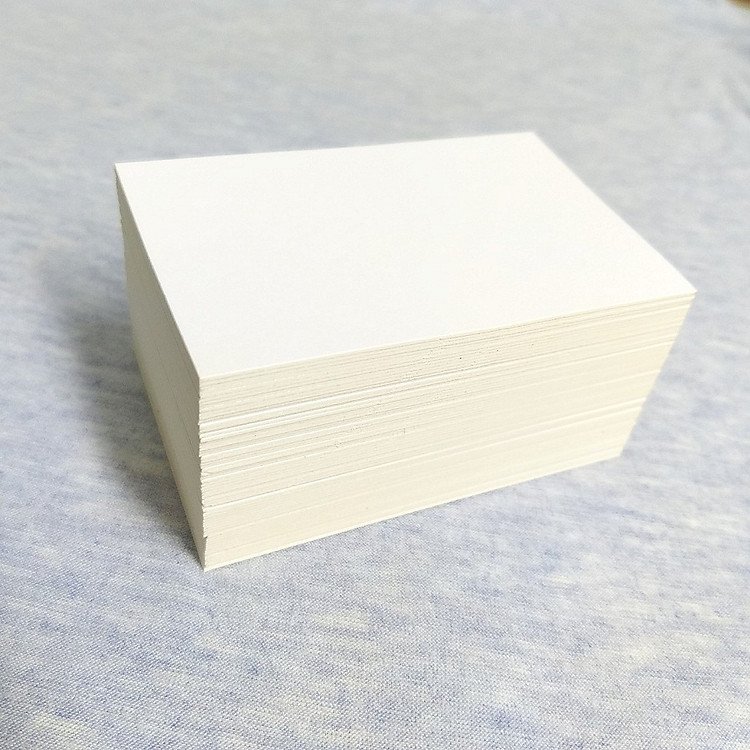 Combo 500 thẻ flashcard trắng Không Đục Lỗ dùng học từ vựng tiếng Anh, Nhật, Hàn, Hoa, Đức - Flashcard Phan Liên