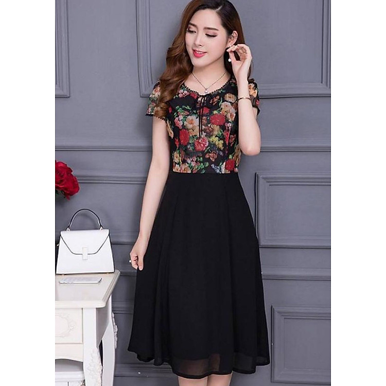 Đầm Hoa Xòe SK41119