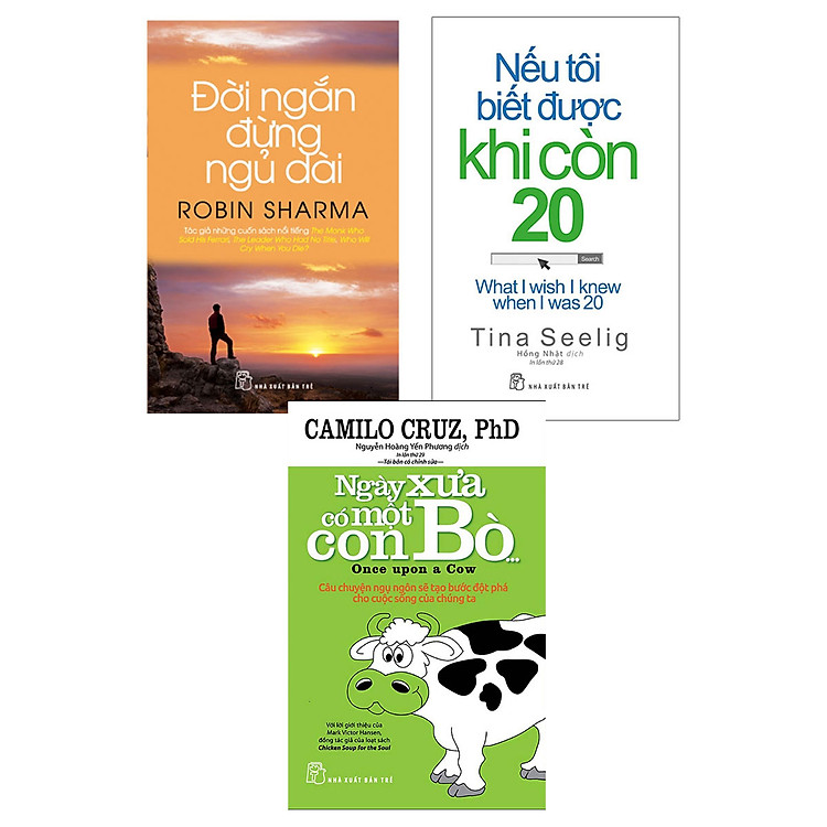 Combo 3 Cuốn : Đời Ngắn Đừng Ngủ Dài (Tái Bản) + Nếu Tôi Biết Được Khi Còn 20 (Tái Bản) + Ngày Xưa Có Một Con Bò...( Tái bản)