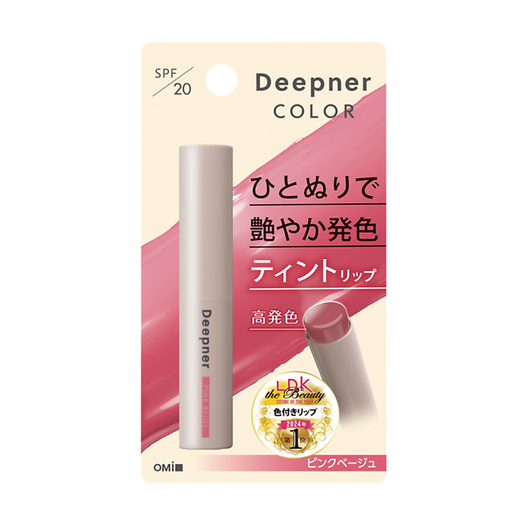 Son dưỡng môi chống nắng OMI MENTURM DEEPNER màu hồng beige (2.3 g/thỏi)