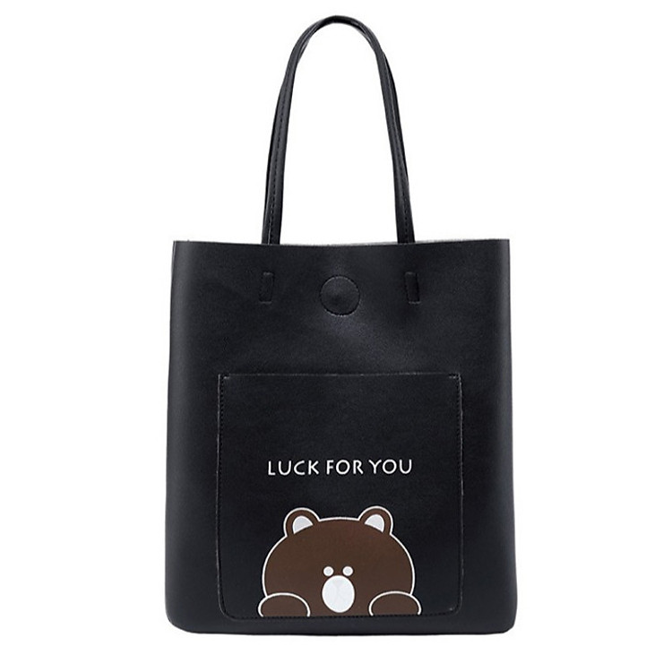 TÚI TOTE NỮ DẠO PHỐ DA PU THỜI DỄ THƯƠNG MDT89A