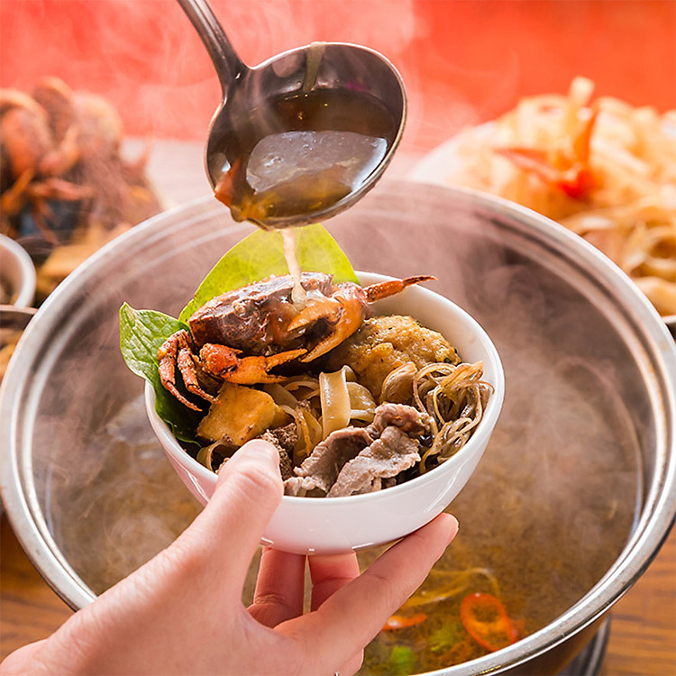 Lẩu Mẹt Riêu Cua Đồng Bắp Bò Tại Halal@Saigon