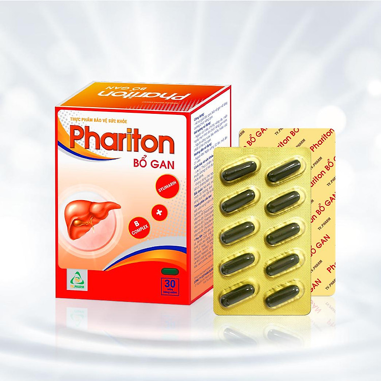 Thực phẩm bảo vệ sức khỏe PHARITON BỔ GAN - Hỗ trợ giải độc gan, tăng cường chức năng gan