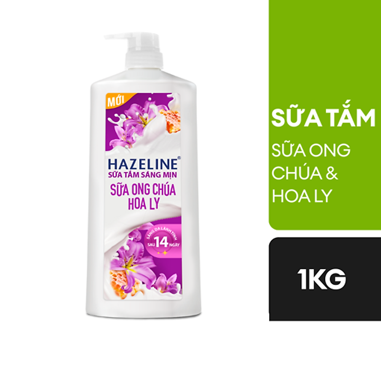 Sữa Tắm Hazeline Dạng Chai Vòi Nhấn Hương Thơm Dễ Chịu Cho Nữ – 1kg