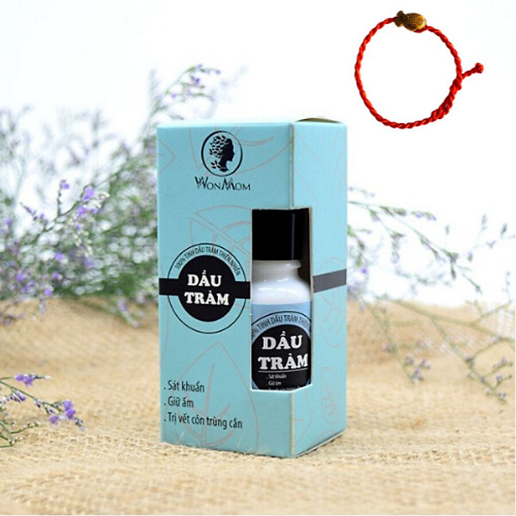 Dầu tràm Wonmom tặng kèm vòng Phong Thủy Cho Em Bé