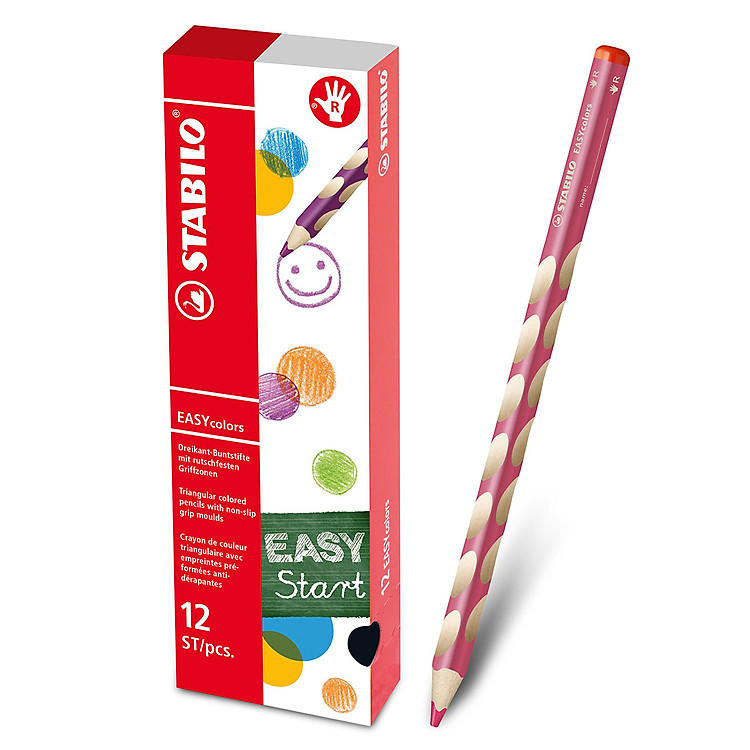 Bộ Bút Chì Màu STABILO EASYcolors (12 cây)