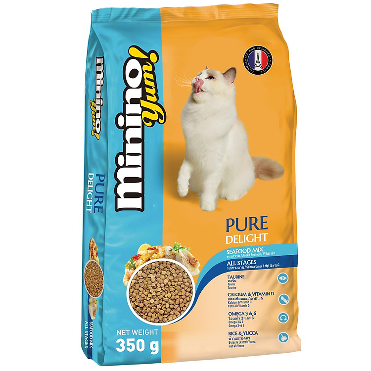Thức ăn cho mèo Minino Yum 350gr