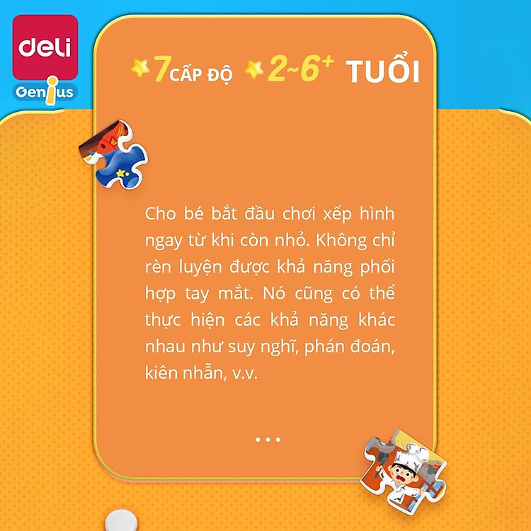 Đồ Chơi Xếp Hình Puzzle 7 Cấp Độ Chính hãng Ưu đãi - Hình ảnh 2