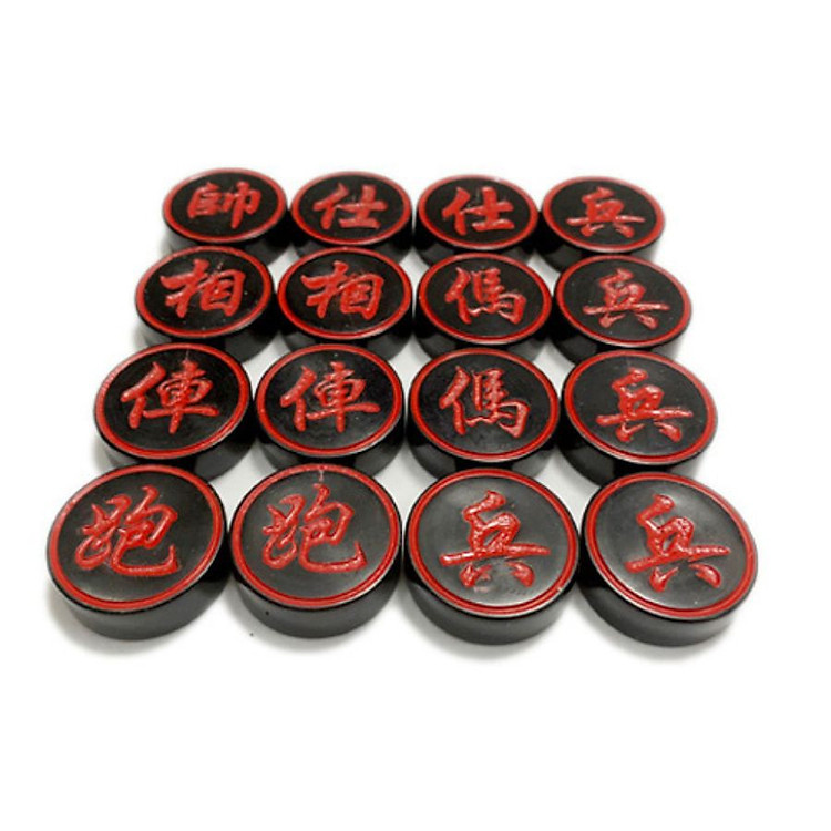 Bộ cờ tướng sừng trâu 2 mặt Chính hãng Giá rẻ - Hình ảnh 3