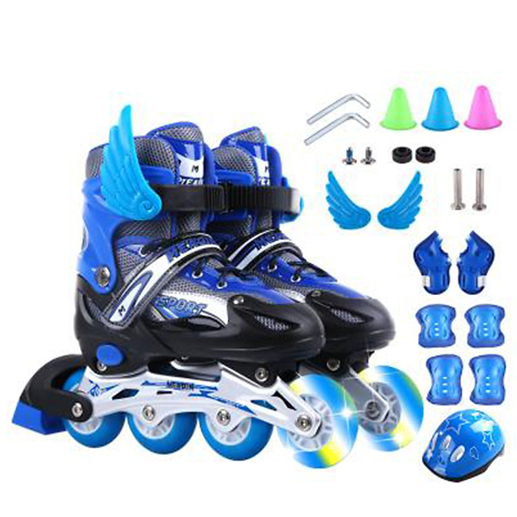 Giày trượt patin màu xanh