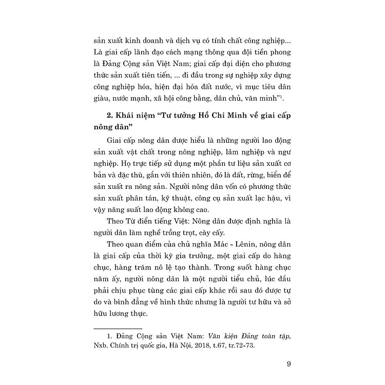 Giáo trình tư tưởng Hồ Chí Minh về công nhân, nông dân, trí thức (bản in 2024) - Ảnh 7