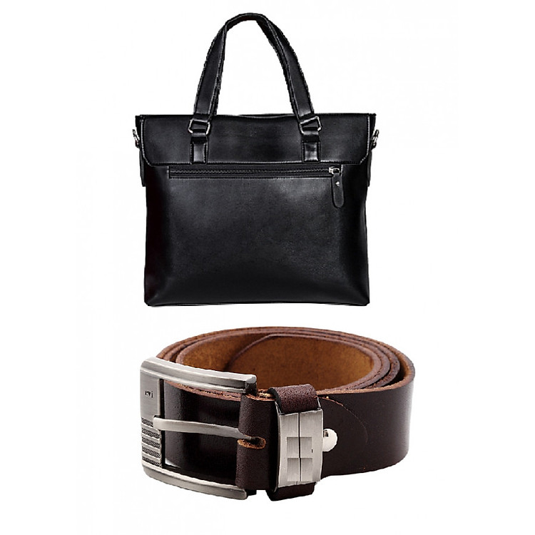 Túi xách da tặng thắt lưng da nam cao cấp